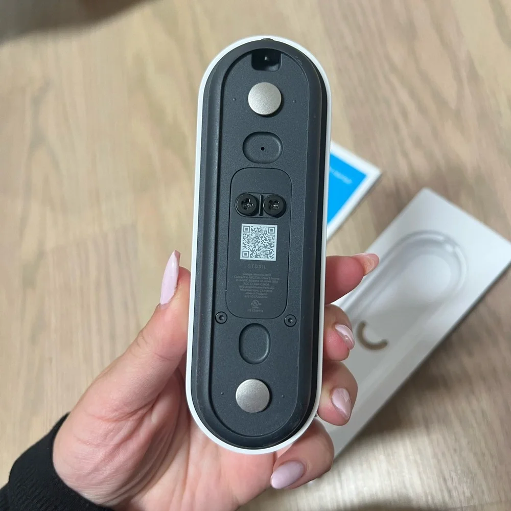 NEW Google Nest Doorbell - (Wired, 2nd Gen) - Wired Video Doorbell Camera Snow